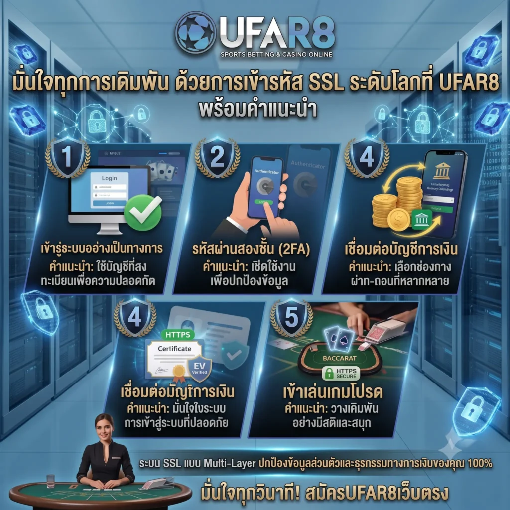 การเข้ารหัส SSL เว็บบาคาร่า