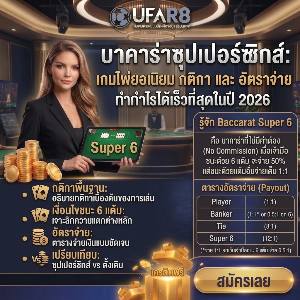 บาคาร่าซุปเปอร์ซิกส์