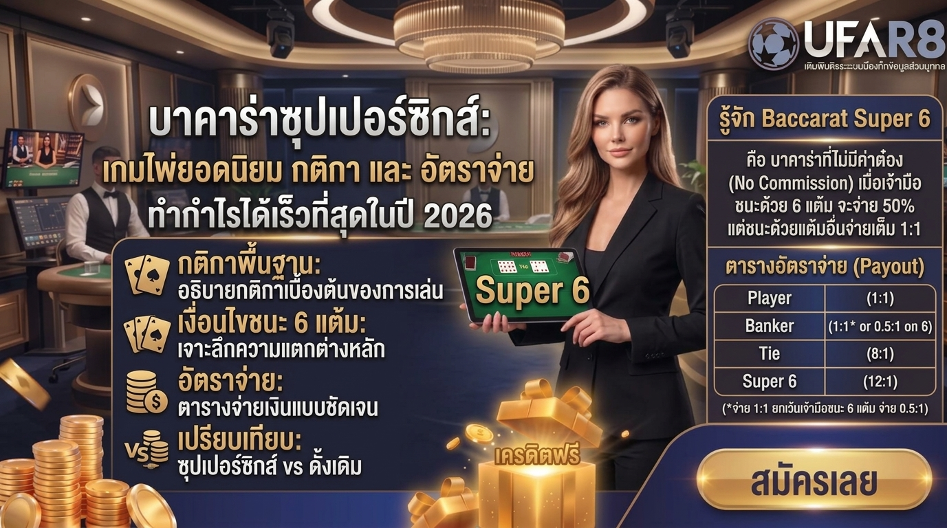 บาคาร่าซุปเปอร์ซิกส์